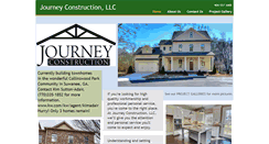 Desktop Screenshot of journeyconstructionllc.com
